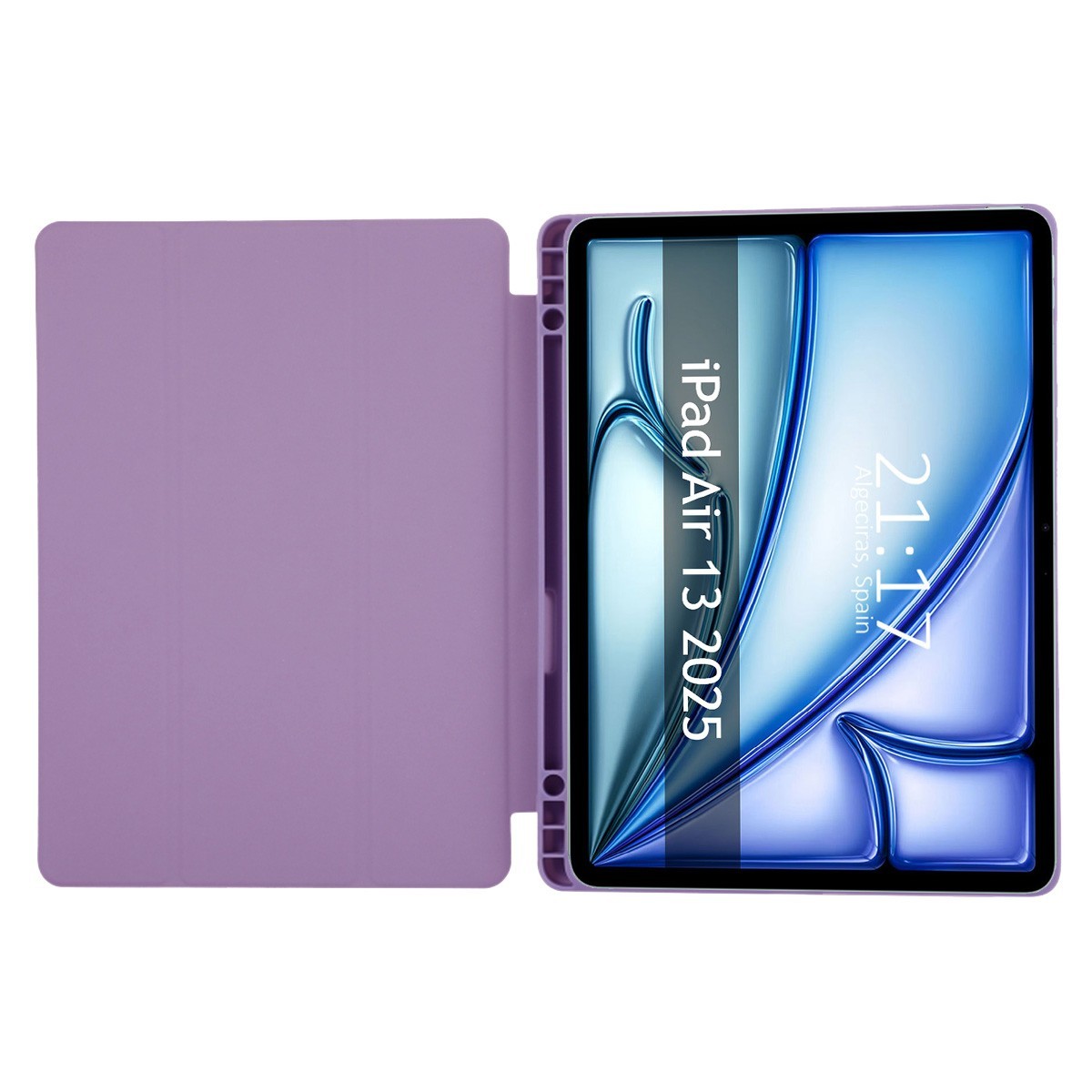Funda con tapa Smart para Apple iPad Air 2025 13 (M3) color Morado