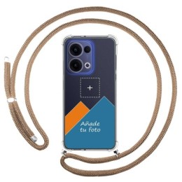 Personaliza tu Funda Colgante Transparente para Oppo Reno 13 5G con Cordon Camel Dibujo Personalizada