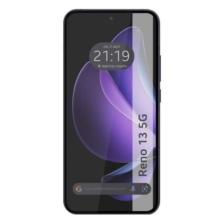 Protector Cristal Templado Completo 5D Full Glue Negro para Oppo Reno 13 5G Vidrio