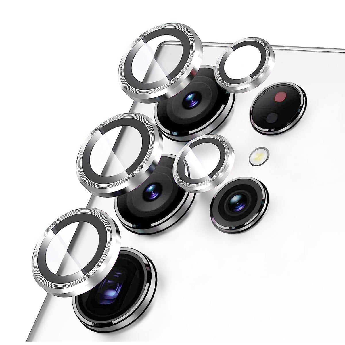 Protector Cristal Templado Lentes Traseras para Samsung Galaxy S24 Ultra 5G Vidrio