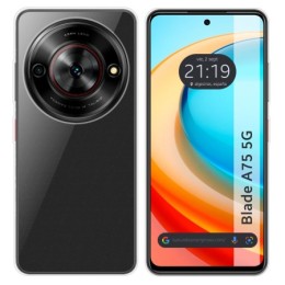 Funda Silicona Gel TPU Transparente para Zte Blade A75 5G