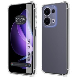 Funda Silicona Antigolpes Transparente para Oppo Reno 13 5G