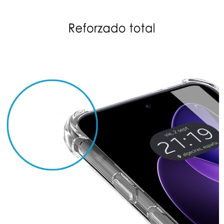 Funda Silicona Antigolpes Transparente para Oppo Reno 13 5G