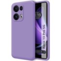 Funda Silicona Líquida Ultra Suave para Oppo Reno 13 Pro 5G color Morada