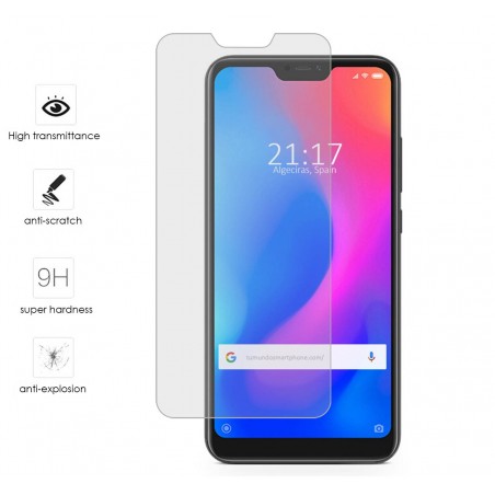 Protector Cristal Templado para Xiaomi Redmi 6 Pro / Mi A2 Lite Vidrio