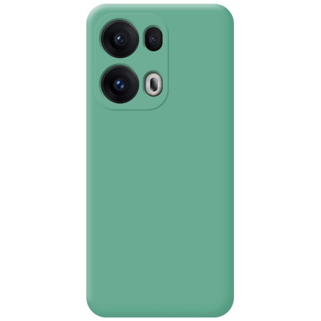 Funda Silicona Líquida Ultra Suave para Oppo Reno 13 Pro 5G color Verde