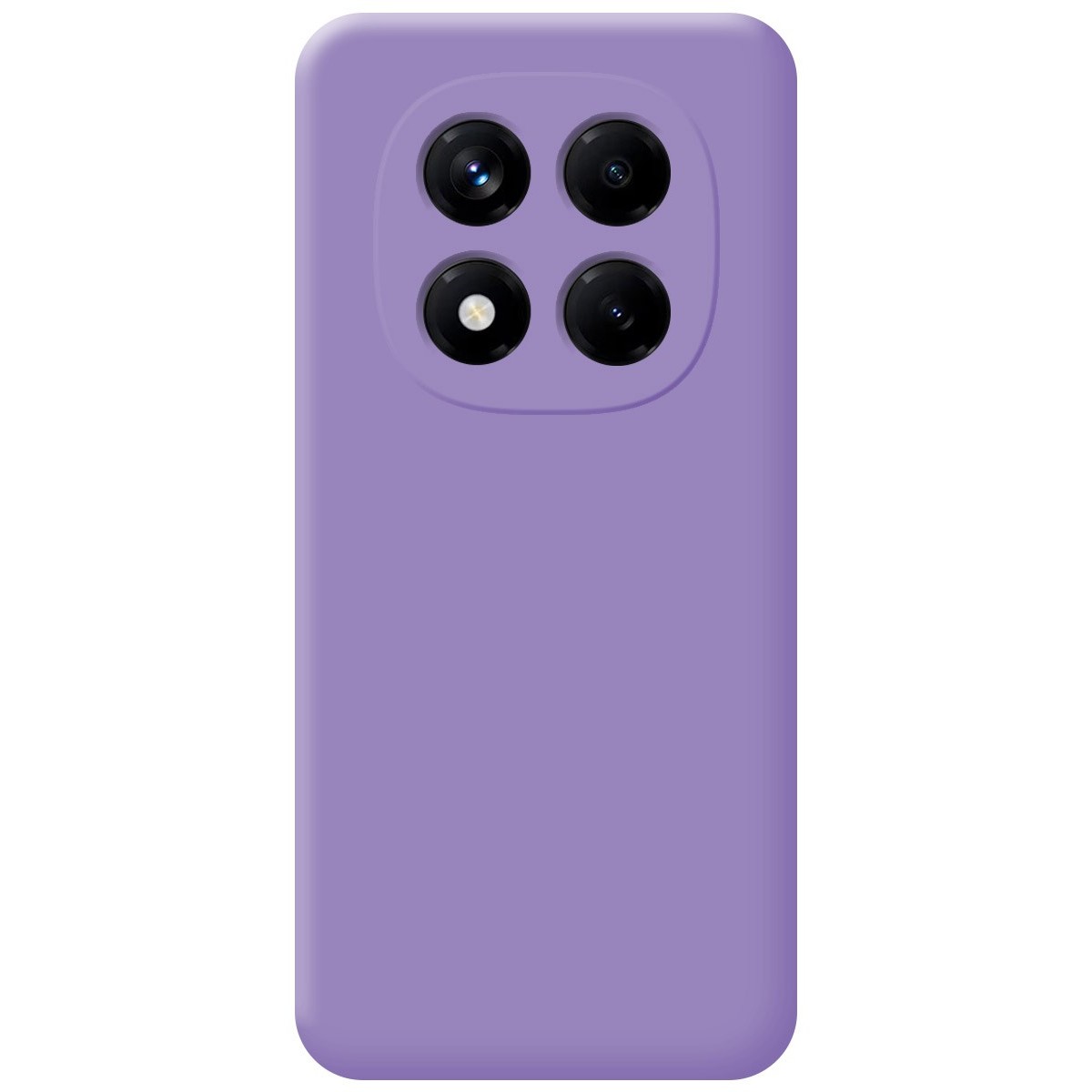 Funda Silicona Líquida Ultra Suave para Xiaomi Redmi Note 14 Pro 4G color Morada