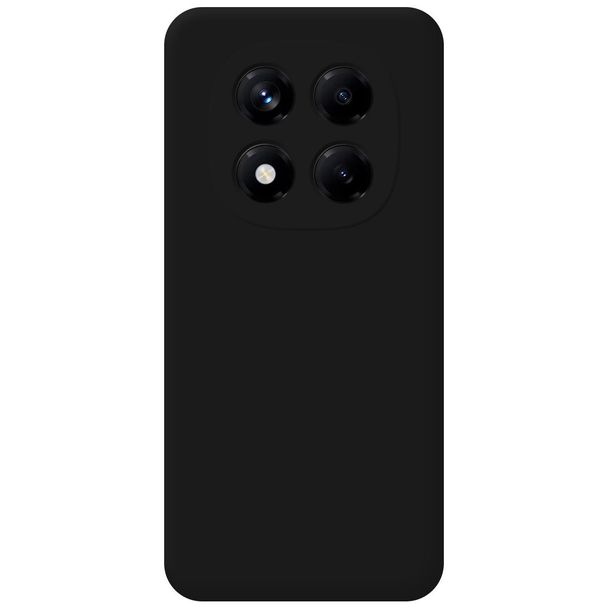 Funda Silicona Líquida Ultra Suave para Xiaomi Redmi Note 14 Pro 4G color Negra