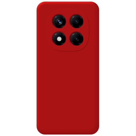 Funda Silicona Líquida Ultra Suave para Xiaomi Redmi Note 14 Pro 4G color Roja
