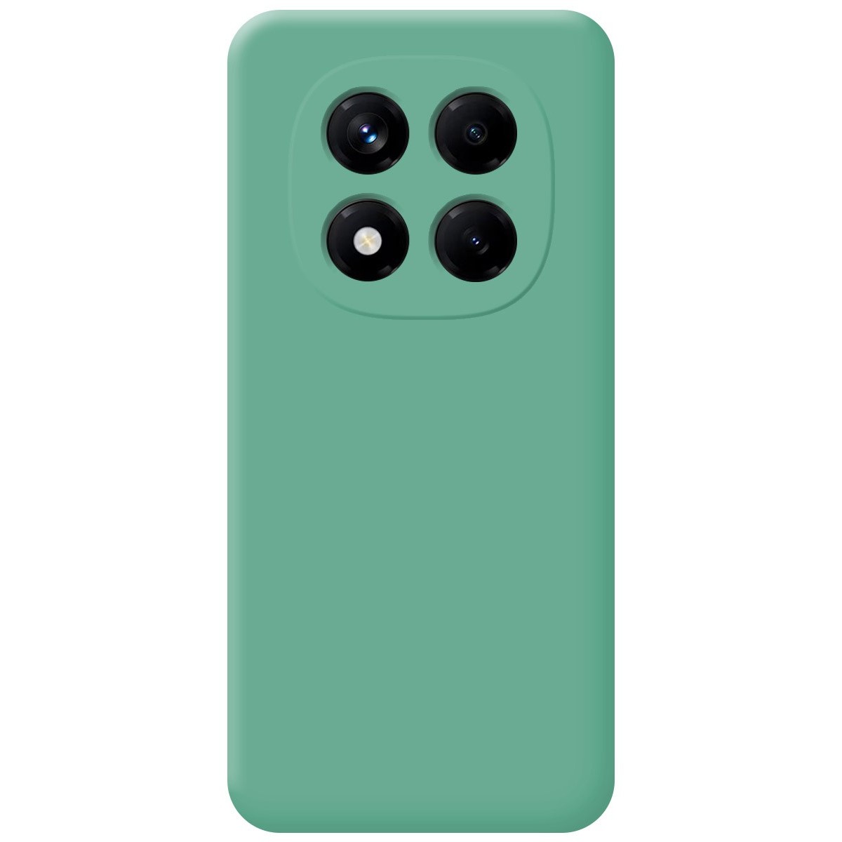 Funda Silicona Líquida Ultra Suave para Xiaomi Redmi Note 14 Pro 4G color Verde