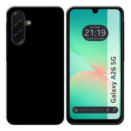 Funda Silicona Gel TPU Negra para Samsung Galaxy A26 5G