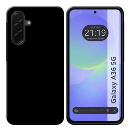 Funda Silicona Gel TPU Negra para Samsung Galaxy A36 5G
