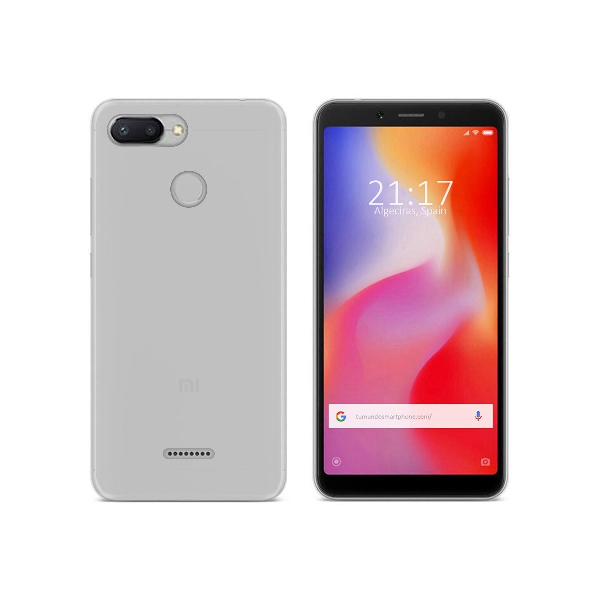 Funda Gel Tpu para Xiaomi Redmi 6 Color Transparente