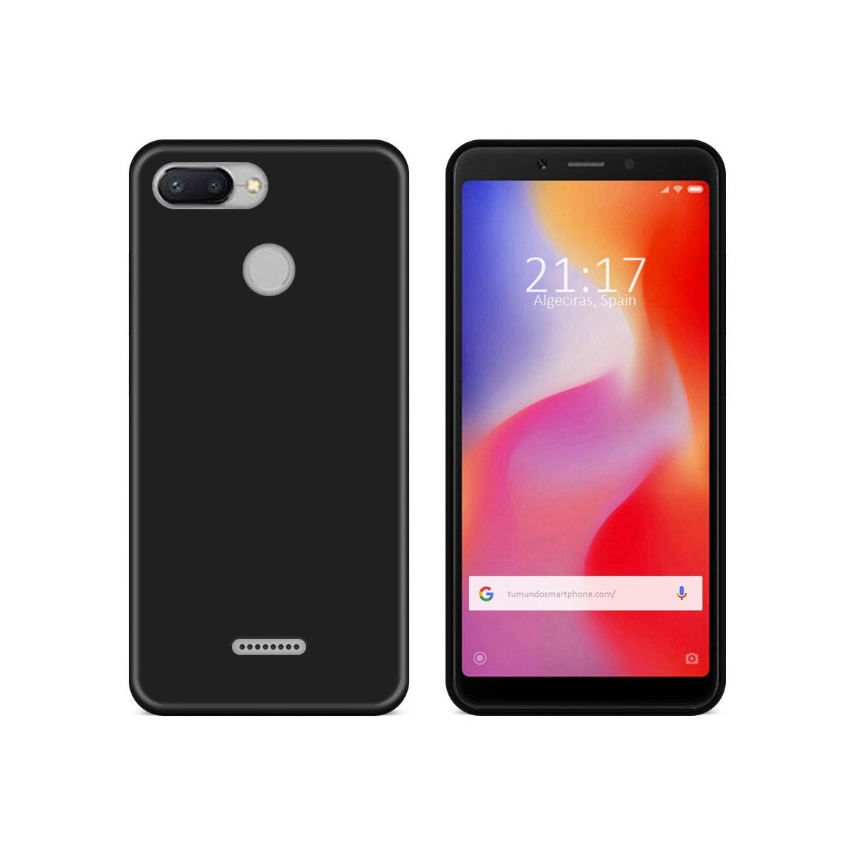 Funda Gel Tpu para Xiaomi Redmi 6 Color Negra