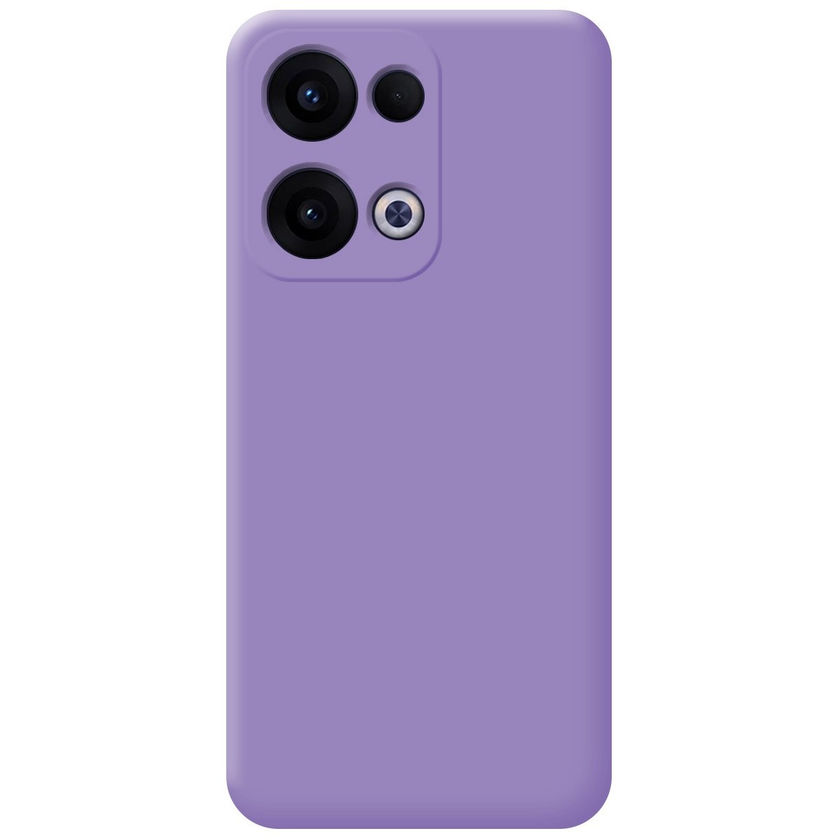 Funda Silicona Líquida Ultra Suave para Oppo Reno 13 5G color Morada