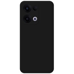 Funda Silicona Líquida Ultra Suave para Oppo Reno 13 5G color Negra 2