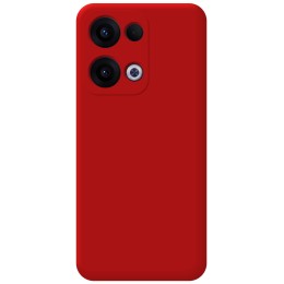 Funda Silicona Líquida Ultra Suave para Oppo Reno 13 5G color Roja 2