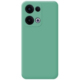 Funda Silicona Líquida Ultra Suave para Oppo Reno 13 5G color Verde 2
