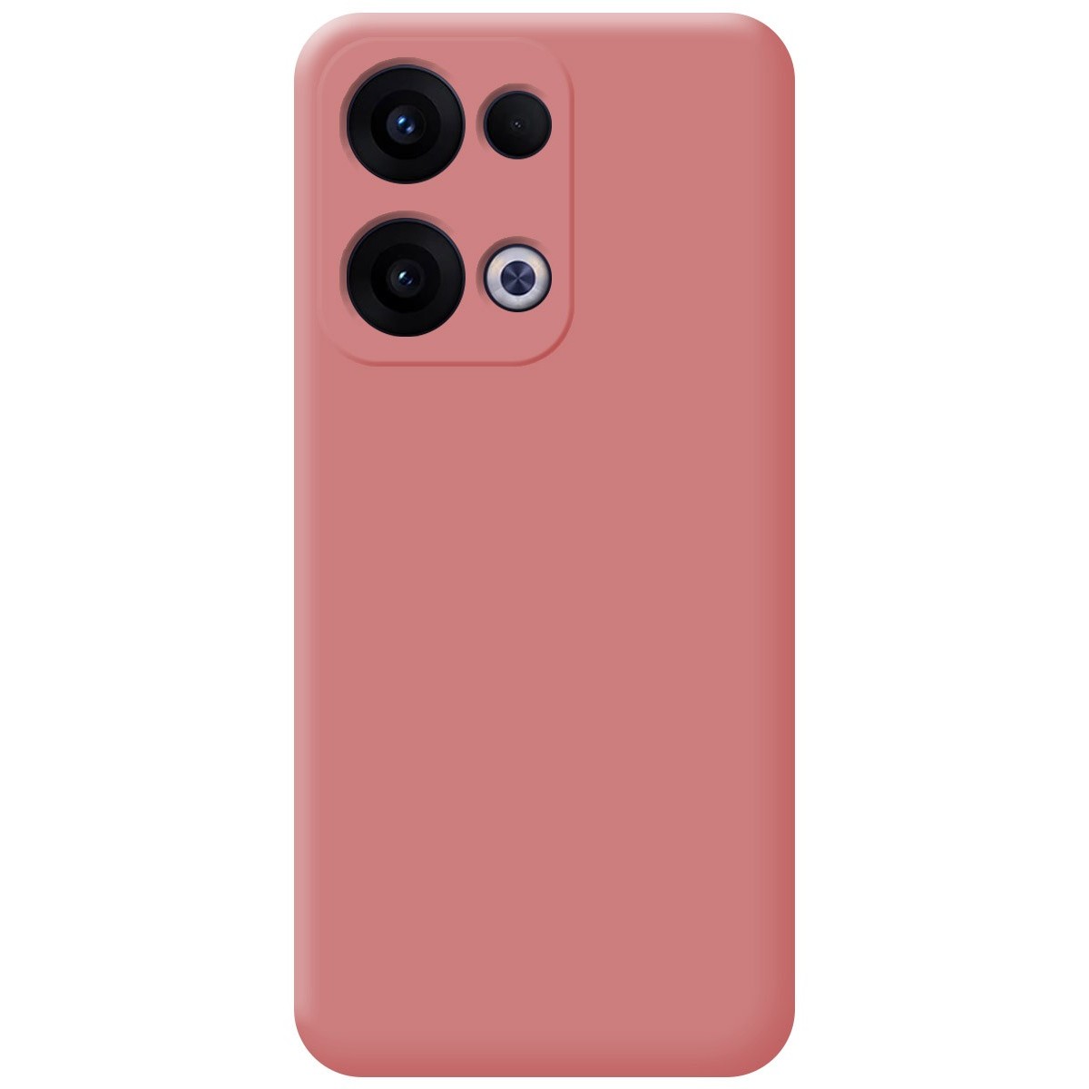Funda Silicona Líquida Ultra Suave para Oppo Reno 13 5G color Rosa