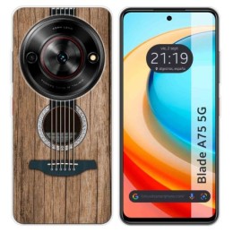 Funda Silicona para Zte Blade A75 5G diseño Madera 11 Dibujos