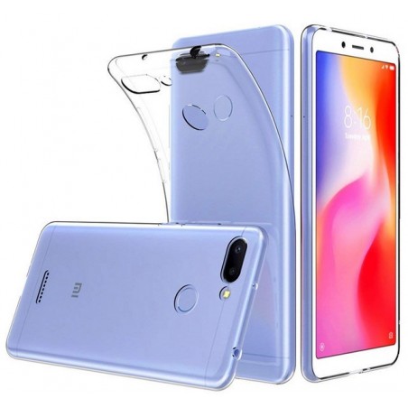Funda Gel Tpu Fina Ultra-Thin 0,5mm Transparente para Xiaomi Redmi 6