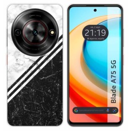 Funda Silicona para Zte Blade A75 5G diseño Mármol 01 Dibujos
