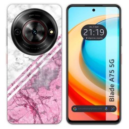 Funda Silicona para Zte Blade A75 5G diseño Mármol 03 Dibujos