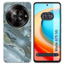 Funda Silicona para Zte Blade A75 5G diseño Mármol 09 Dibujos