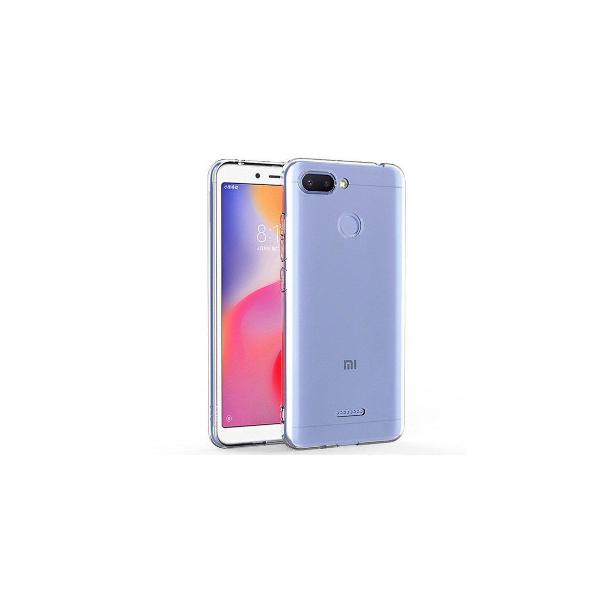 Funda Gel Tpu Fina Ultra-Thin 0,5mm Transparente para Xiaomi Redmi 6