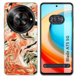 Funda Silicona para Zte Blade A75 5G diseño Mármol 12 Dibujos