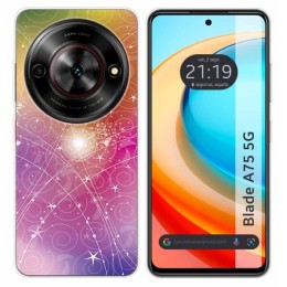 Funda Silicona para Zte Blade A75 5G diseño Abstracto Dibujos