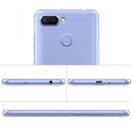 Funda Gel Tpu Fina Ultra-Thin 0,5mm Transparente para Xiaomi Redmi 6