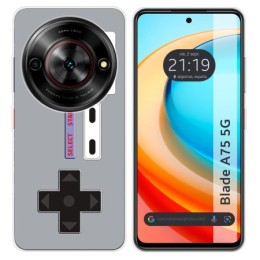 Funda Silicona para Zte Blade A75 5G diseño Consola Dibujos