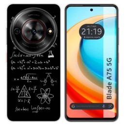 Funda Silicona para Zte Blade A75 5G diseño Formulas Dibujos