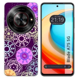 Funda Silicona para Zte Blade A75 5G diseño Radial Dibujos