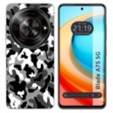 Funda Silicona para Zte Blade A75 5G diseño Snow Camuflaje Dibujos