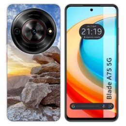 Funda Silicona para Zte Blade A75 5G diseño Sunset Dibujos