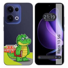 Funda Silicona Transparente para Oppo Reno 13 5G diseño Coco Dibujos