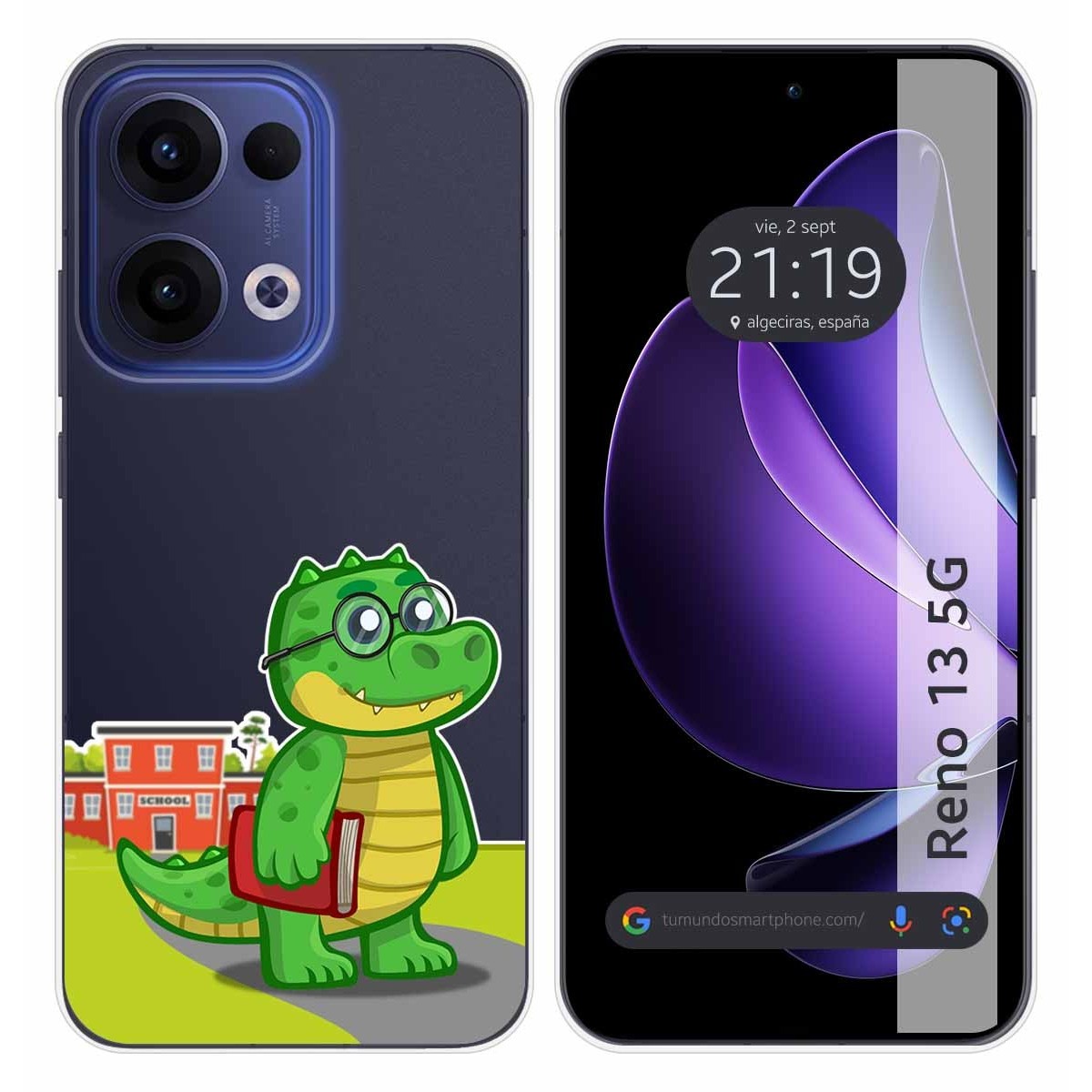 Funda Silicona Transparente para Oppo Reno 13 5G diseño Coco Dibujos
