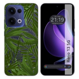 Funda Silicona Transparente para Oppo Reno 13 5G diseño Jungla Dibujos