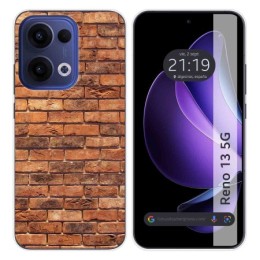 Funda Silicona para Oppo Reno 13 5G diseño Ladrillo 04 Dibujos