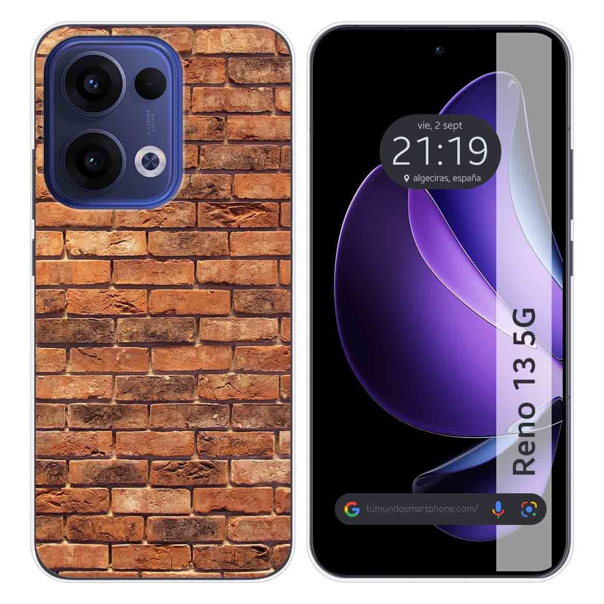 Funda Silicona para Oppo Reno 13 5G diseño Ladrillo 04 Dibujos