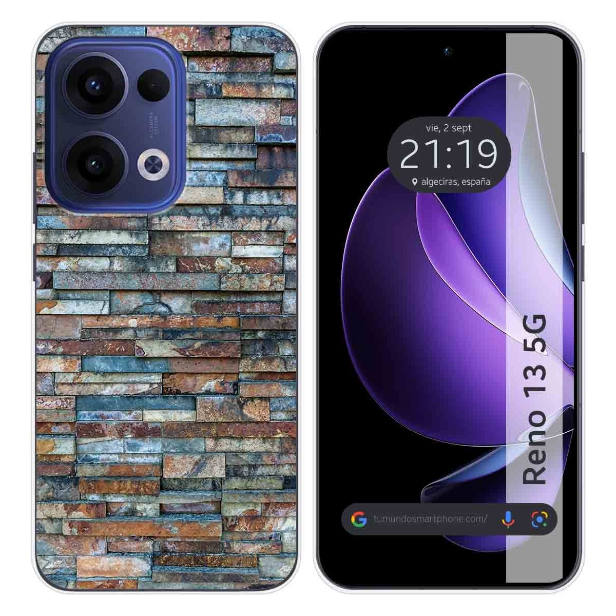 Funda Silicona para Oppo Reno 13 5G diseño Ladrillo 05 Dibujos
