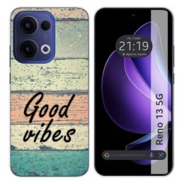Funda Silicona para Oppo Reno 13 5G diseño Madera 01 Dibujos