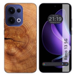 Funda Silicona para Oppo Reno 13 5G diseño Madera 04 Dibujos