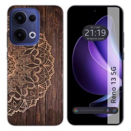 Funda Silicona para Oppo Reno 13 5G diseño Madera 06 Dibujos