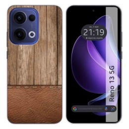 Funda Silicona para Oppo Reno 13 5G diseño Madera 09 Dibujos