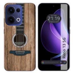 Funda Silicona para Oppo Reno 13 5G diseño Madera 11 Dibujos