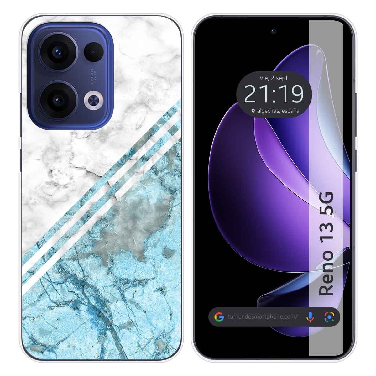 Funda Silicona para Oppo Reno 13 5G diseño Mármol 02 Dibujos