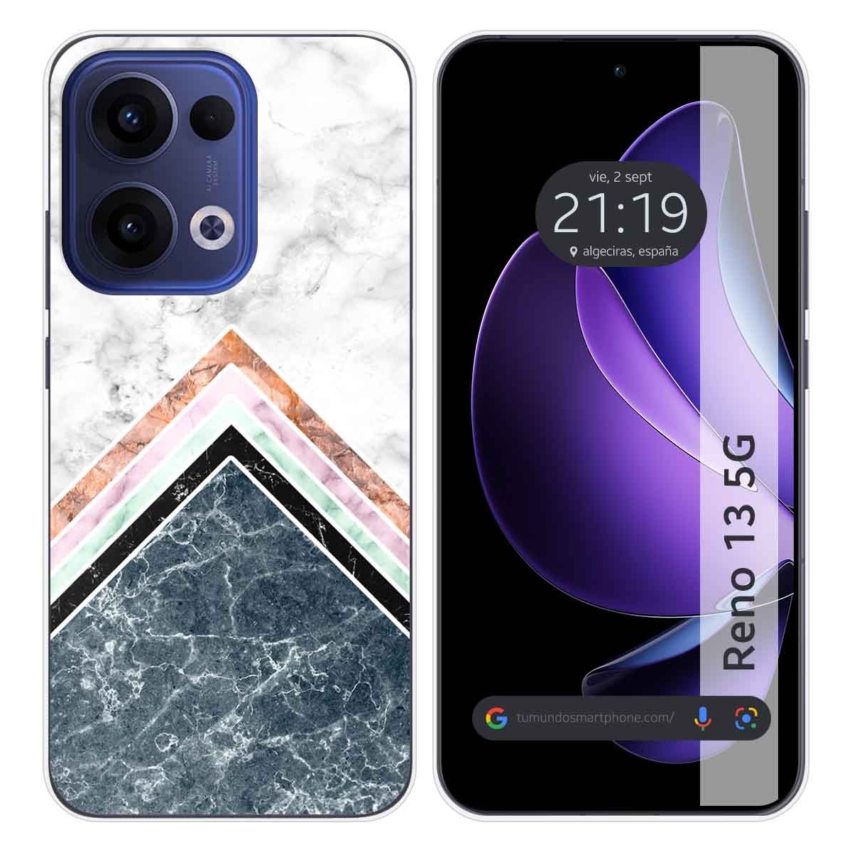 Funda Silicona para Oppo Reno 13 5G diseño Mármol 05 Dibujos